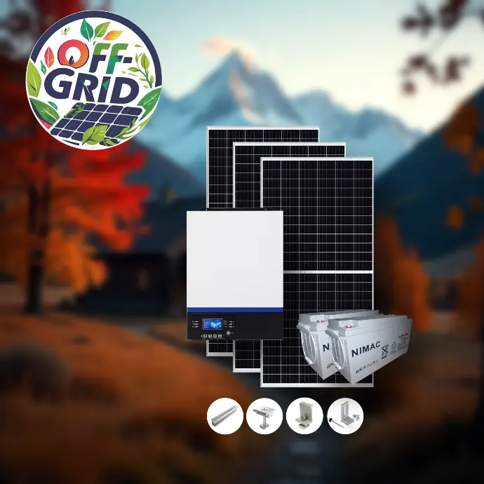 Kit Solar off-grid 3 kW (Avanzado)