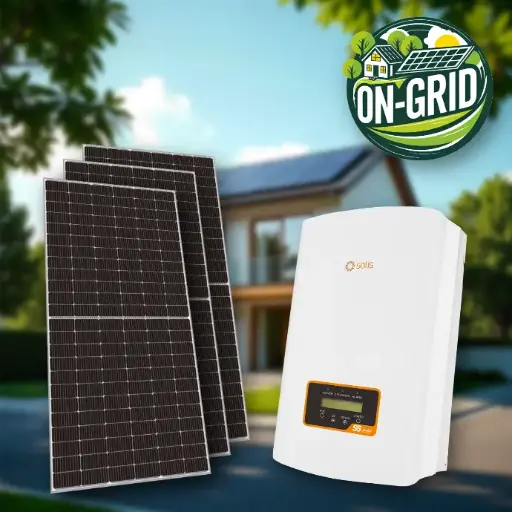 Kit Solar on-grid 5 KW (Sin instalación)